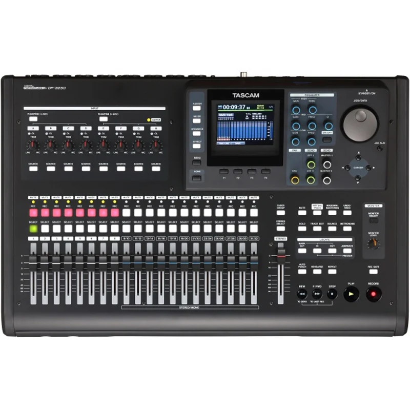 TASCAM DP-32SD 32 трека аудио цифровой рекордер мастер-лента производство смешанные-вниз эффекты запись смеситель Группа Свадебная запись