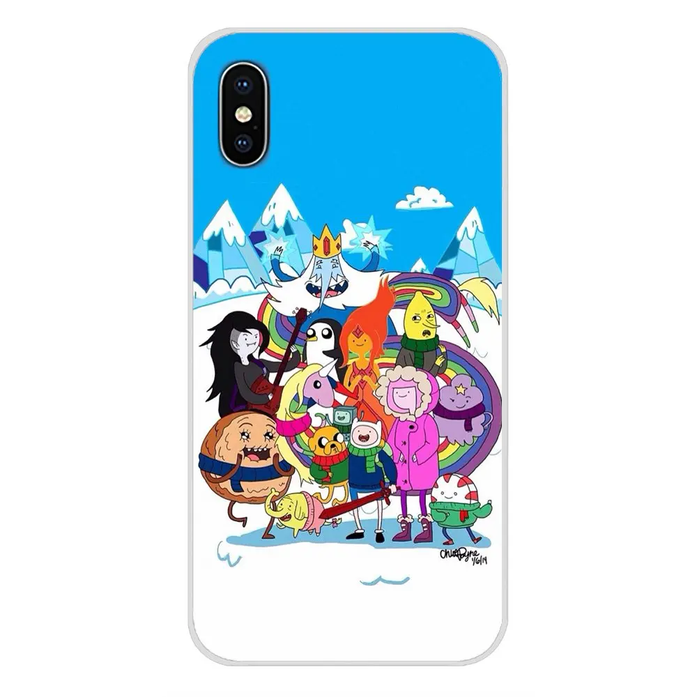 Для Samsung Galaxy S3 S4 S5 Mini S6 S7 Edge S8 S9 S10 Lite Plus Note 4 5 8 9 Adventure Time аксессуары чехлы для