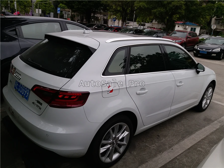Направляющие на крышу для A3 8V 2016 2017 2018 из алюминиевого сплава серебряная верхняя