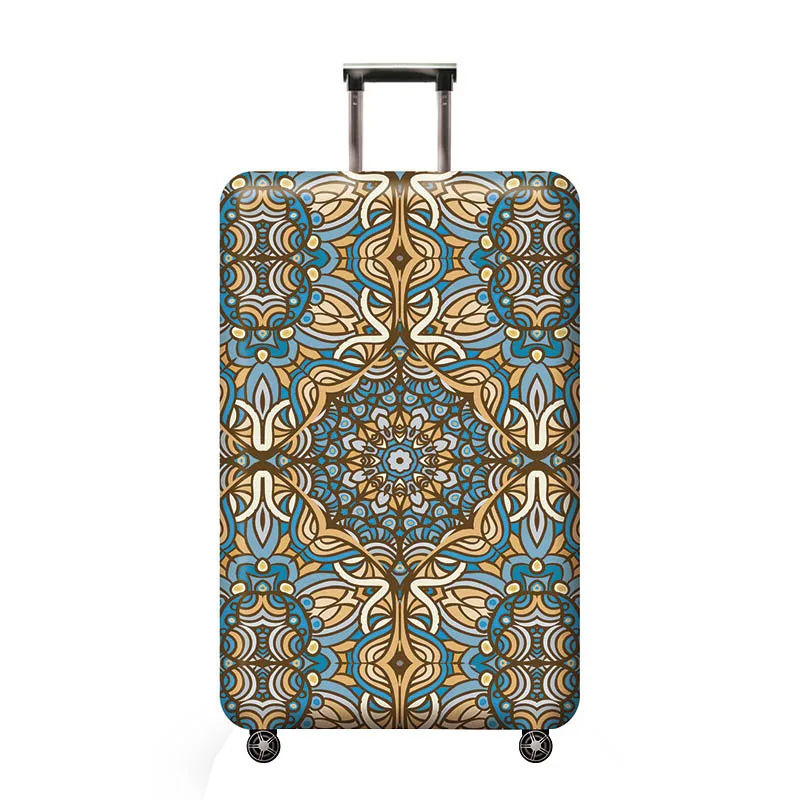 F Luggage Cover Новые защитные чехлы для багажа, эластичный Чехол для багажа от 18 до 32 дюймов, чехол для тележки, чехол, пылезащитный чехол, аксессуары для путешествий - Цвет: F Luggage Cover