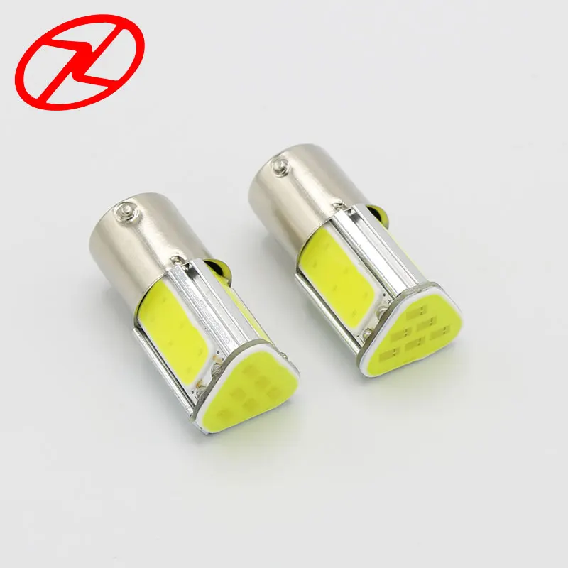 2PCS Universal 1156 G18 Ba15s P21W 4 COB Turn Signal Reverse Light LED Auto Car Stop Brake Bulb Lamp 12V | Автомобили и мотоциклы