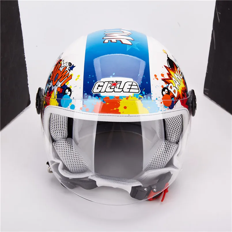 ECE утверждения летние мотоциклетный шлем для Дышащие Короткие Детские мотокросс