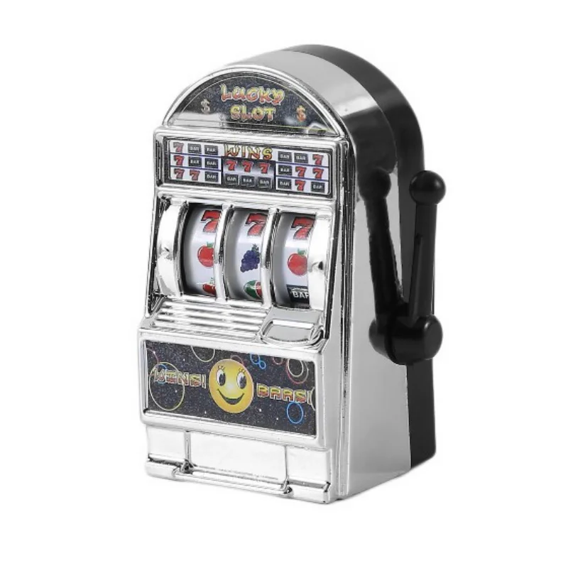 

New Mini Casino Jackpot Fruit Slot Machine Money box Game Toy For Kids Adult Decompression
