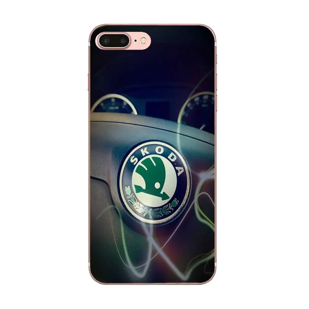 Мягкий чехол с логотипом Skoda для Huawei P8 P9 P10 P20 P30 Mate 7 8 9 10 20 Lite Plus Pro 2017|Чехлы-накладки|
