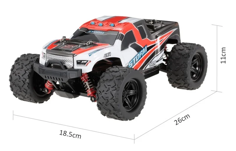 Высокая скорость RC Внедорожный гоночный автомобиль HS18301/HS18302 1/18 2 4 ГГц 4WD 36 км/ч
