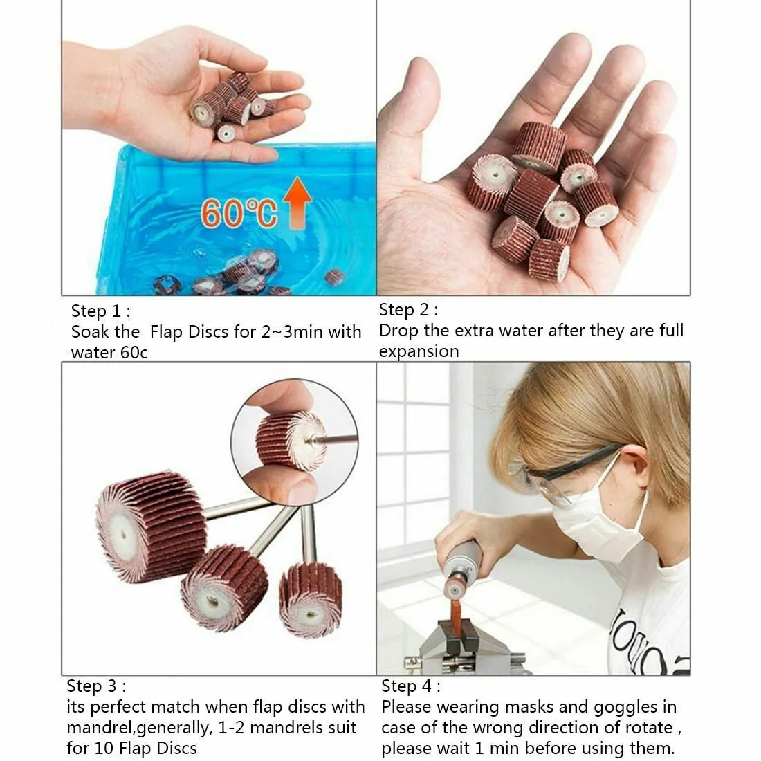 Лидер продаж 2019 новые продукты шлифовальный круг диск 80 Грит цилиндрическая