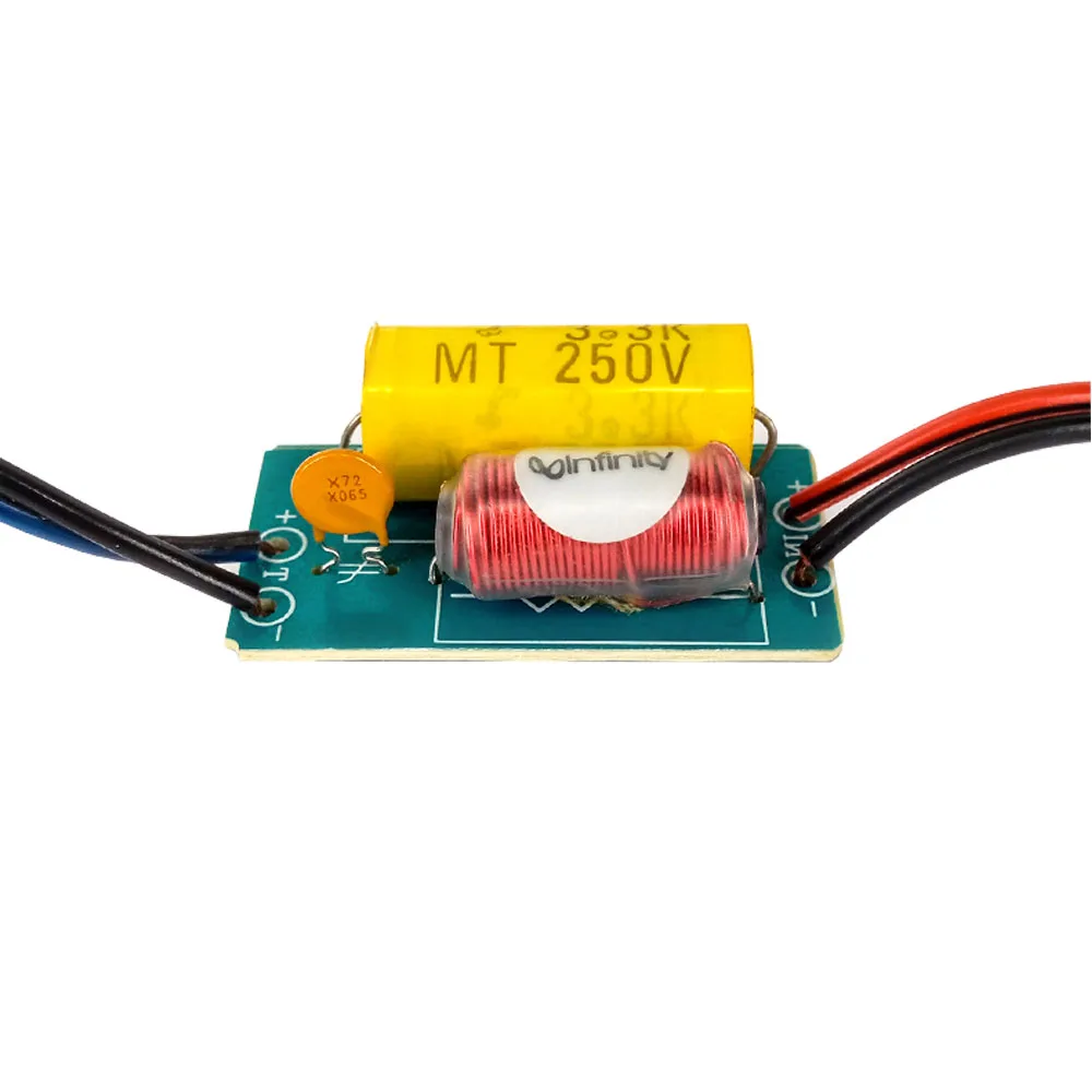 Tenghong 2 шт. чистый аудио высокочастотные динамики кроссовер 40W 4/6Ohm автомобиль изменение твитер кроссовер 1 способ фильтр делитель частоты "сделай сам"