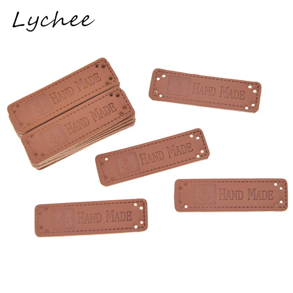 Lychee 20 шт. винтажный якорь с рисунком ручная работа ярлыки этикетки для одежды