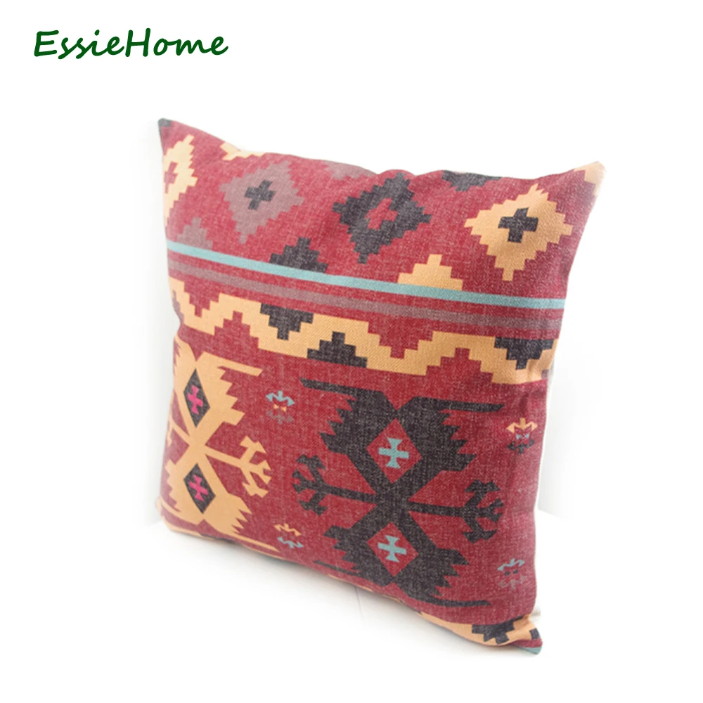 Чехол на подушку ESSIE HOME наволочка с цифровым принтом в виде кирпича Красного