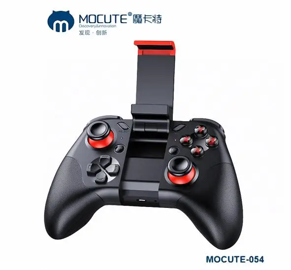 Mocute 054 bluetooth геймпад беспроводной игровой контроллер пульт дистанционного управления для samsung iphone - Цвет: Черный