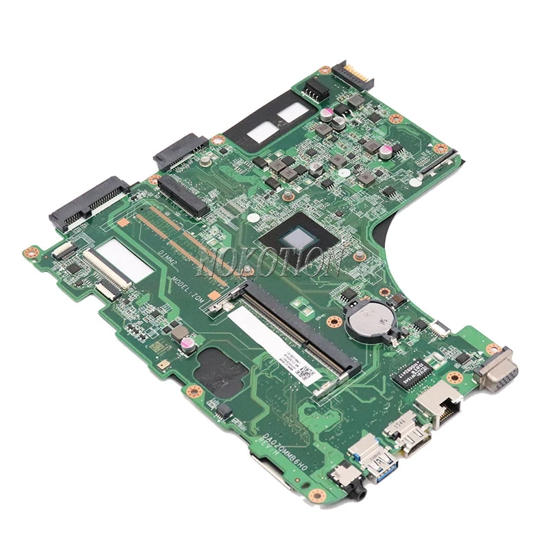 NOKOTION DA0ZQMMB6H0 NBMLQ11009 NBMLQ110096 материнская плата для ноутбука acer aspire E5-411 E5-411g материнская плата Полная работа