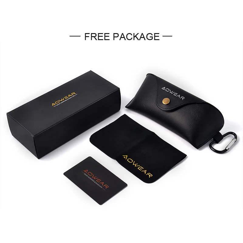 Солнцезащитные очки AOWEAR поляризационные для мужчин и женщин зеркальные