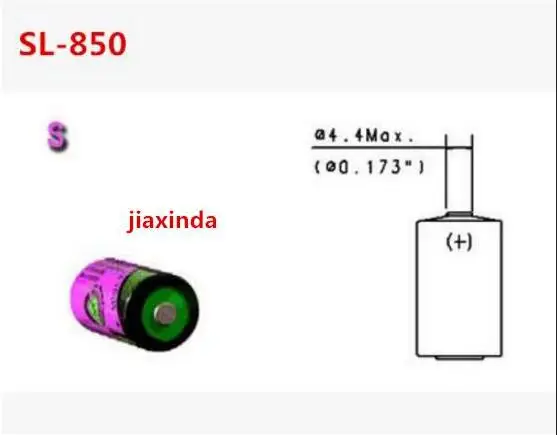 

jiaxinda NEW SL-850 SL850 SL-850-PT2 3.6V 1/2AA 1200mah lithium battery Li-ion battery leg weld foot PT2