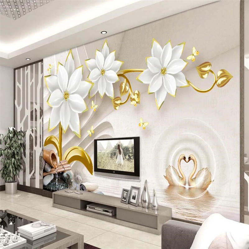 Beibehang пользовательские обои 3d фото фрески HD Роскошные золотые ювелирные изделия