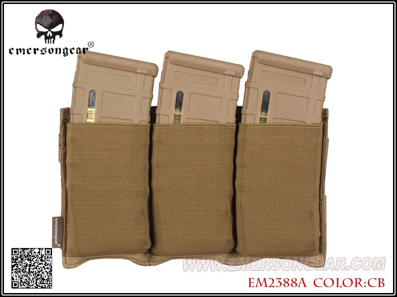 Сумка Emersongear Triple M4 быстрая женская сумка для страйкбола EM2388|magazine molle|m4 pouchm4 pouch magazine