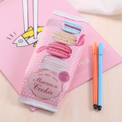 3 Чехол-карандаш Kawaii Cracker для девочек, милая сумка из искусственной кожи с фруктовым яйцом, сумка для ручек, канцелярские принадлежности, офисные школьные принадлежности, Escolar Zakka - Цвет: 3