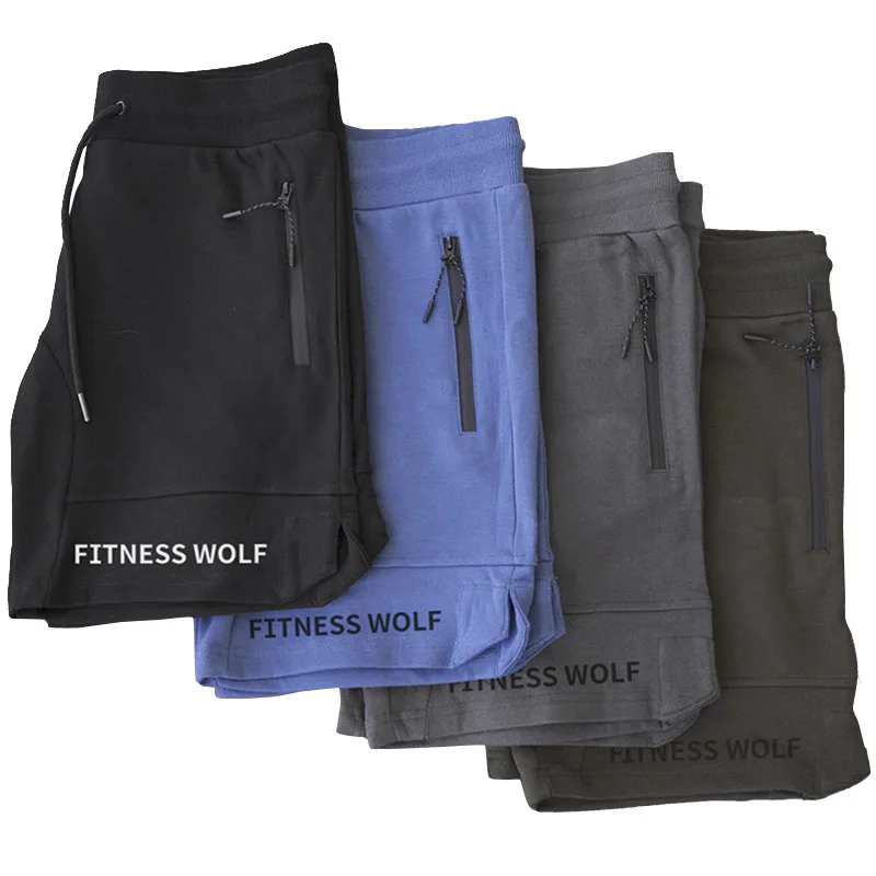 2019 мужские повседневные шорты одноцветные прямые для фитнеса модные