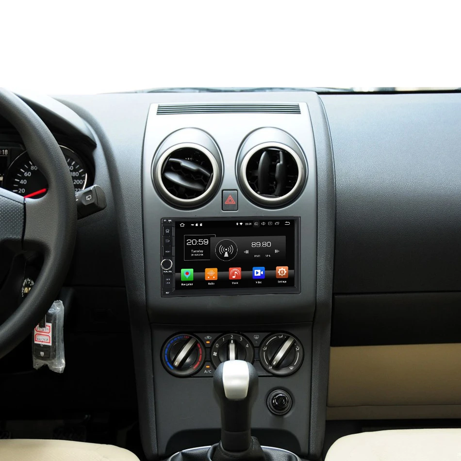 Dealcoo 2Din автомобильное радио 2 Din gps радиоприемник для Android Кассетный рекордер