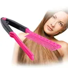 Расческа для выпрямления волос типа V, инструменты для укладки волос, парикмахерский сделай сам, салонный выпрямитель для волос, расческа, Прямая поставка