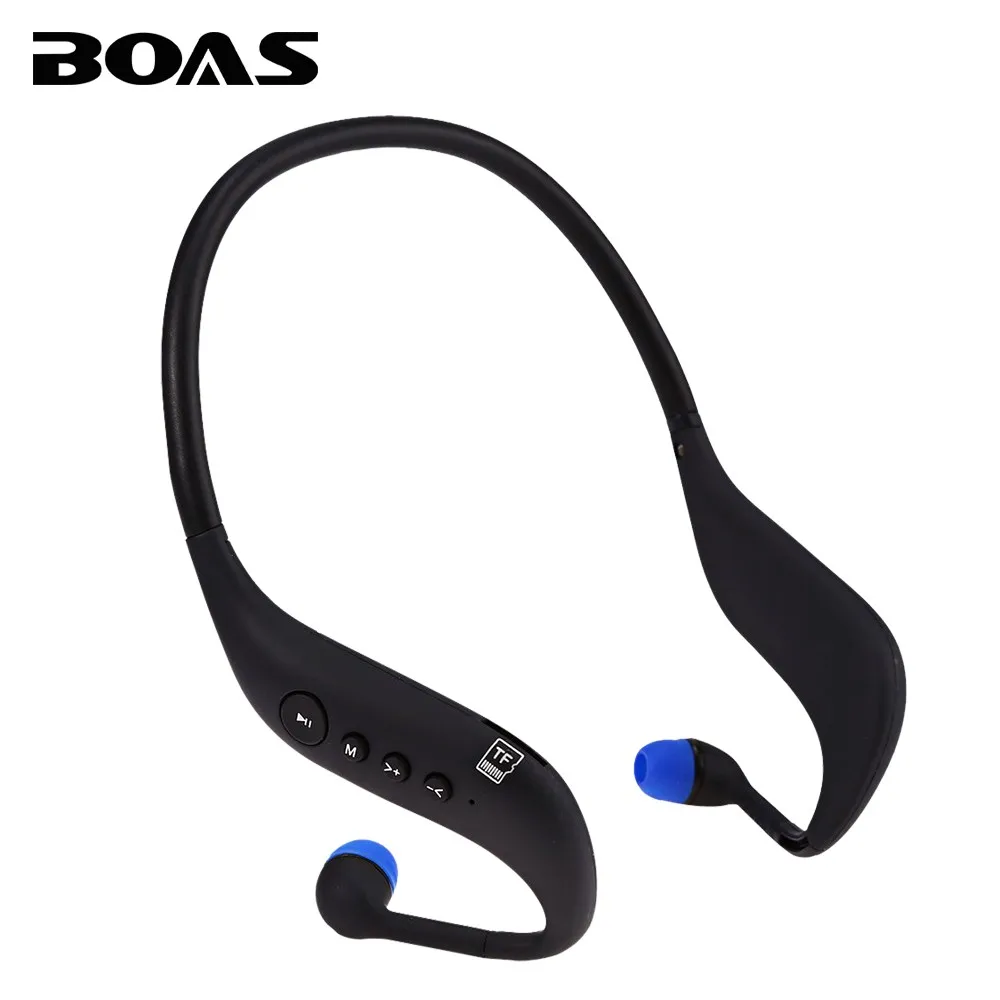 Удавы Bluetooth 4.0 наушники Бег спортивные Поддержка карты памяти MP3 плеер FM радио