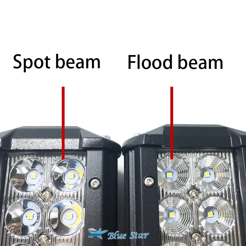 1 шт. 4 дюйма 18 Вт Светодиодная лампа рабосветильник для мотоцикла трактора лодки