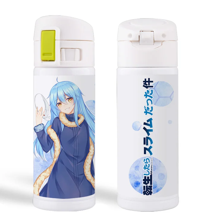 Аниме Tensei Shitara Suraimu Datta Ken Rimuru Tempest Milim Nava чашка для питьевой воды вакуумная термос 350
