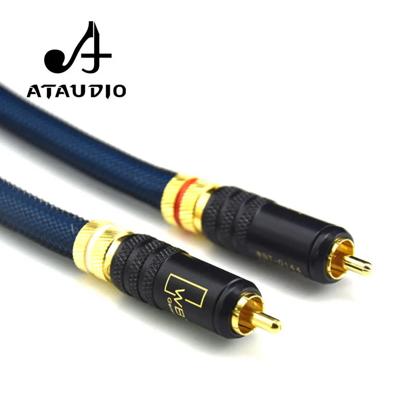 Кабель ATAUDIO Hifi XLR Мама папа G5 посеребренный кабель 2 RCA шт.|rca male cable|2 rcarca to |
