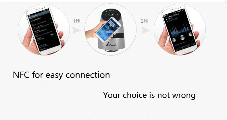 ADIN Металлический Вибрирующий Динамик s 26 Вт NFC Bluetooth Hands-free телефонный звонок сабвуфер Мини компьютерный динамик 360 стерео бас-динамик s