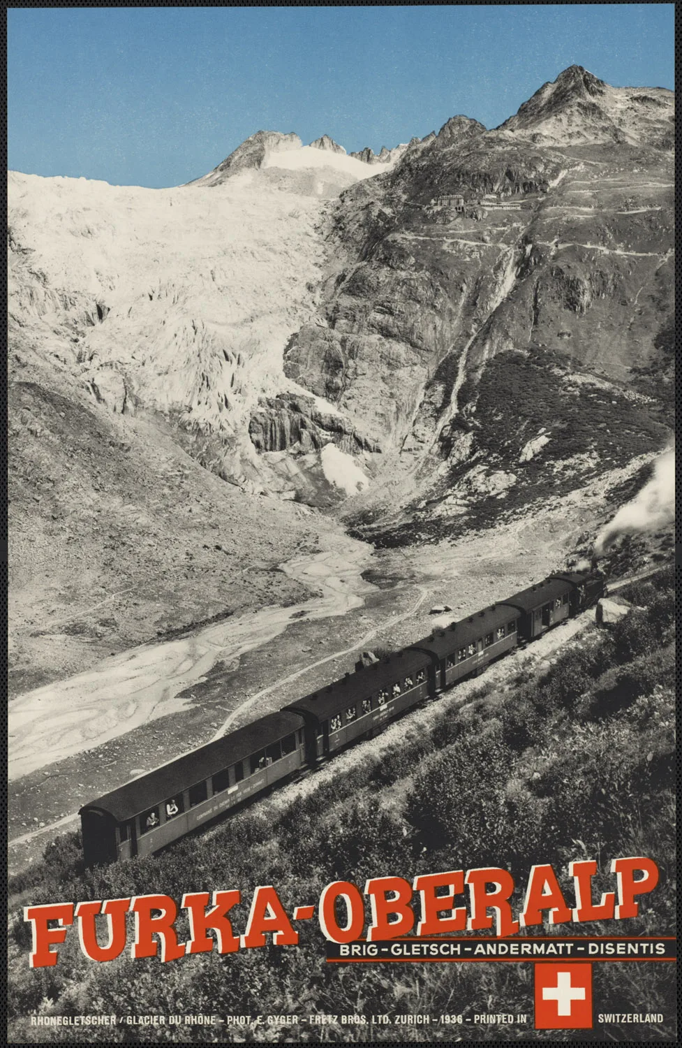 Швейцарский винтажный дорожный плакат Niesen. Bahn 2367m классические холщовые картины