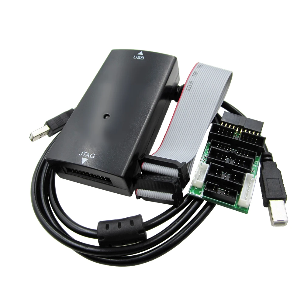 Комплект эмулятора JLINK V9 с платой конвертации USB кабель инструменты для черный