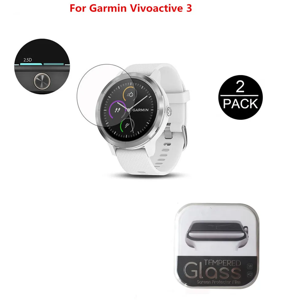 3 шт./лот для Garmin Vivoactive полное покрытие закаленное стекло защита экрана ультра