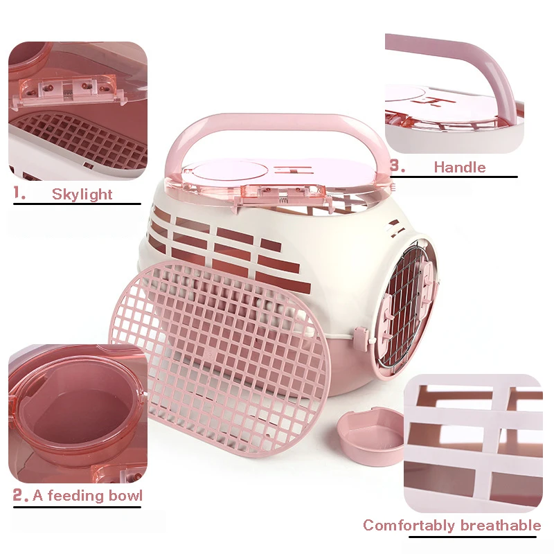 Автомобильная дорожная воздушная коробка переносная сумка для кошек/собак