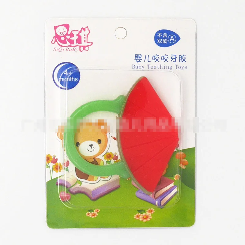 Милый Прорезыватель для зубов в форме бутылки молока с фруктами из мягкого