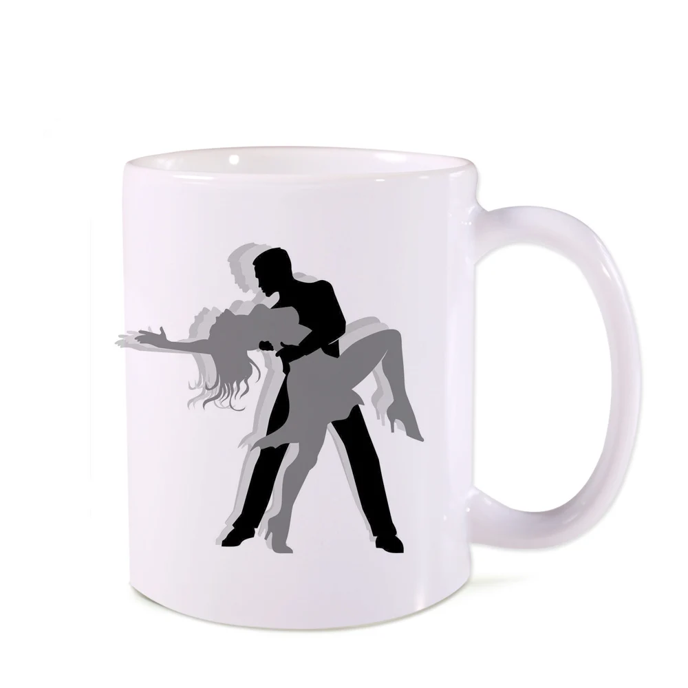 Лидер продаж милый мультфильм Танго Танцы Кофе Кружка Керамическая Чашки