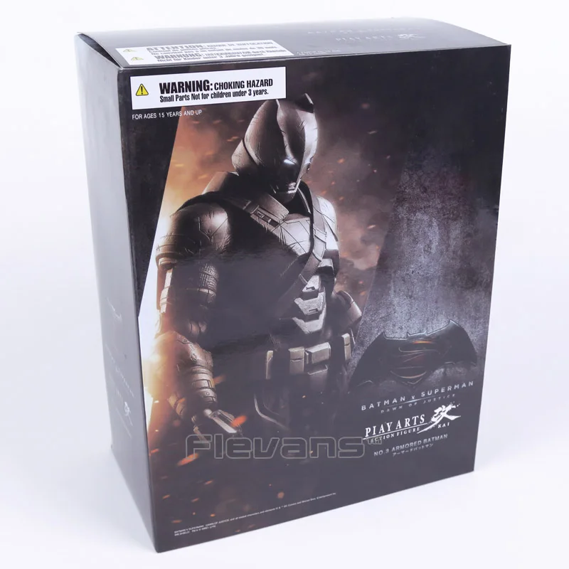 Play Arts KAI Batman v Супермен Dawn of Justice № 3 Бэтмен в доспехах ПВХ фигурка Коллекционная модель игрушки