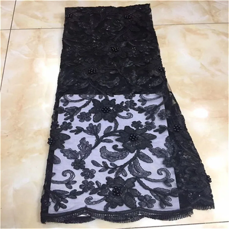 Purple pink French Mesh Lace Fabric High Quality Luxury Fabrics sequins Beaded Nigerian for Wedding Dress | Дом и сад