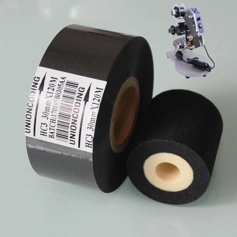 

Black Width 25mm Length 120M Batch Number Manufacturing Date Foil for Kinds of Coding Machines