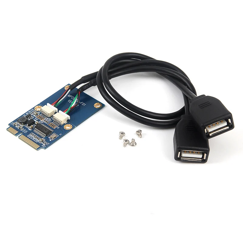 Плата расширения для ноутбука Mini Pci-E на Dual 5 pin USB2.0 | Компьютеры и офис