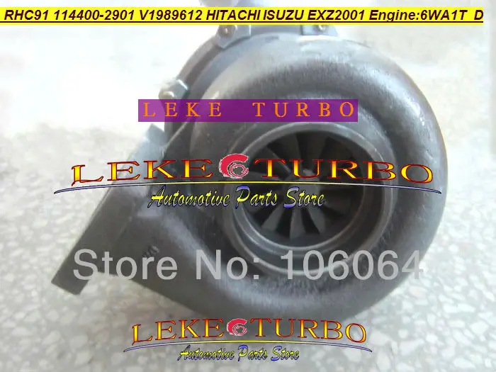RHC91 114400 2901 V1989612 1144002901 Турбокомпрессор для HITACHI EXZ2001 ISUZU 6WA1T 6WA1 T LEKE|turbocharger|hitachiturbocharger
