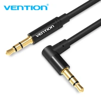vention 3 5mm jack audio cable 3 5 male to male cable audio 90 degree right angle aux cable for car headphone mp34 aux cord 1m