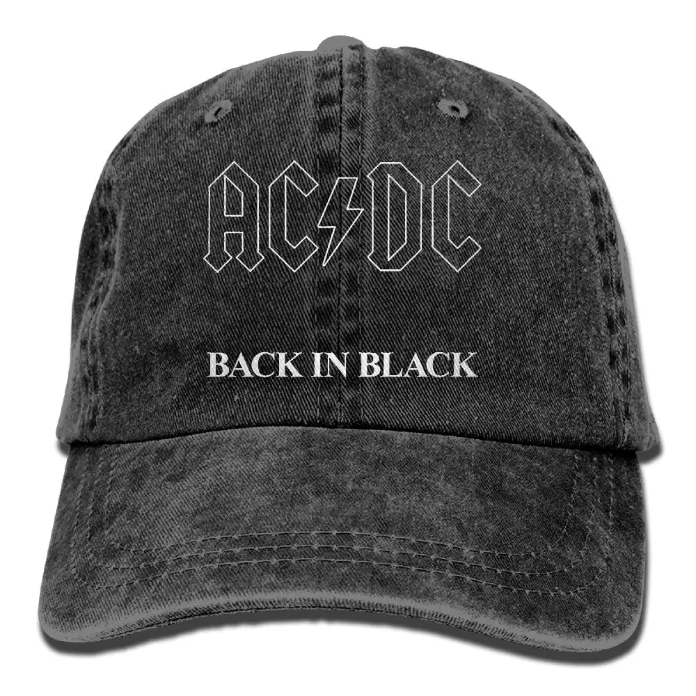 SAMCUSTO acdc 3D Творческая личность Промытые джинсовые шапки осень лето для мужчин женщин гольф солнцезащитный козырек хоккейные шапки - Цвет: Темно-бордовый