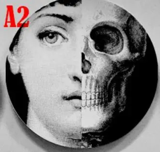8 дюймов, популярные европейские изготовленные на заказ 21 см Милан rosenthal Piero fornasetti тарелки дизайн подвесная декоративная тарелка Diva настенная подвеска - Цвет: B