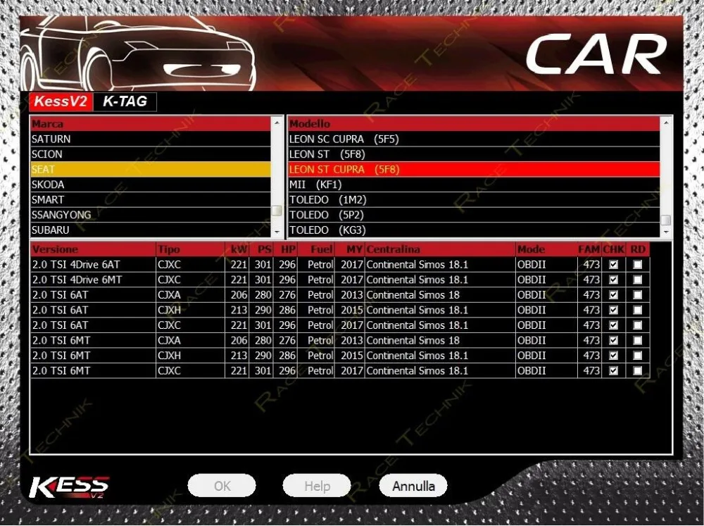 Последняя версия kлюкс Kess V2.47 лучше, чем SW V2.23 для KESS V2 V5.017 ECU Тюнинг Комплект ECU чип Тюнинг инструмент добавить больше протоколов