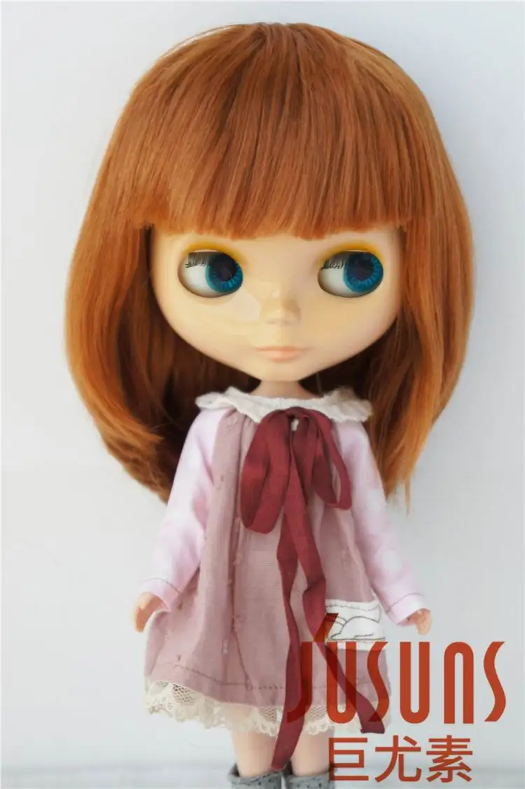 9-10inch Ginger SM8 JD045 SD 1/3 BJD кукольные парики модные длинные кудрявые синтетические мохеровые кукольные волосы 8-9 дюймов 9-10 дюймов виниловые и фарфоровые кукольные аксессуары - Цвет: 9-10inch Ginger SM8