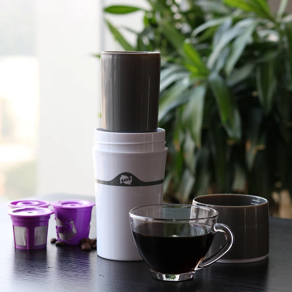 Для Keurig Открытый путешествия Портативный Кружка 400 мл Капельное чайник 2 4 чашки K