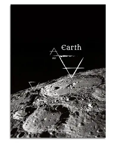 Оригинальная модная картина черно-белая с геометрическими глазами на холсте для