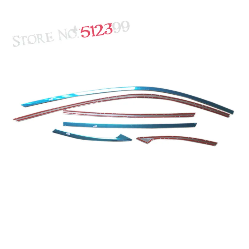 6pcs Stainless steel Car Styling upper Window Trim Cover For Mazda CX-5 CX5 2nd Gen. 2017 2018 2019 | Автомобили и мотоциклы
