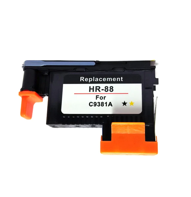 4 шт. черно-Желтая печатающая головка совместимая с hp88 C9381A для 88 L7580/L7588 /L7600/L7650/L7680