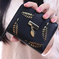 new designer famous brand luxury womens wallet purse female small wallet perse portomonee portfolio lady short carteras