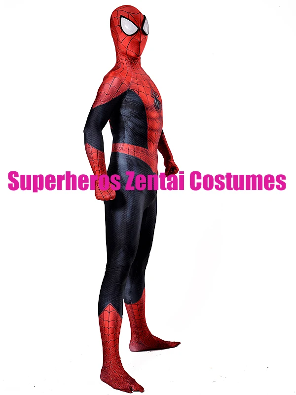 2017 новейший Костюм Супергероя человека-паука 3D принт спандекс косплей на